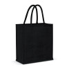 Black Melbourne Jute Totes